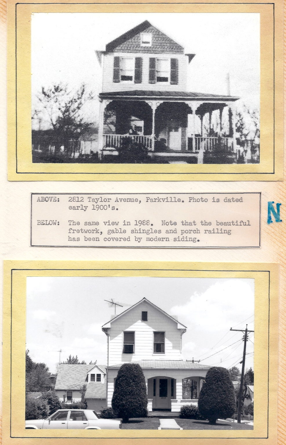 Historic Parkville Photos Harford Park Community Association