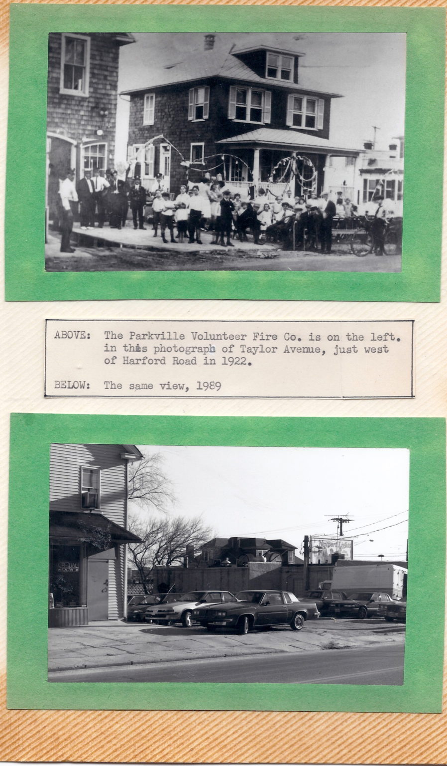 Historic Parkville Photos Harford Park Community Association